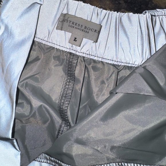 Reflective track pants from Mistress Rocks - Picture 3 of 5